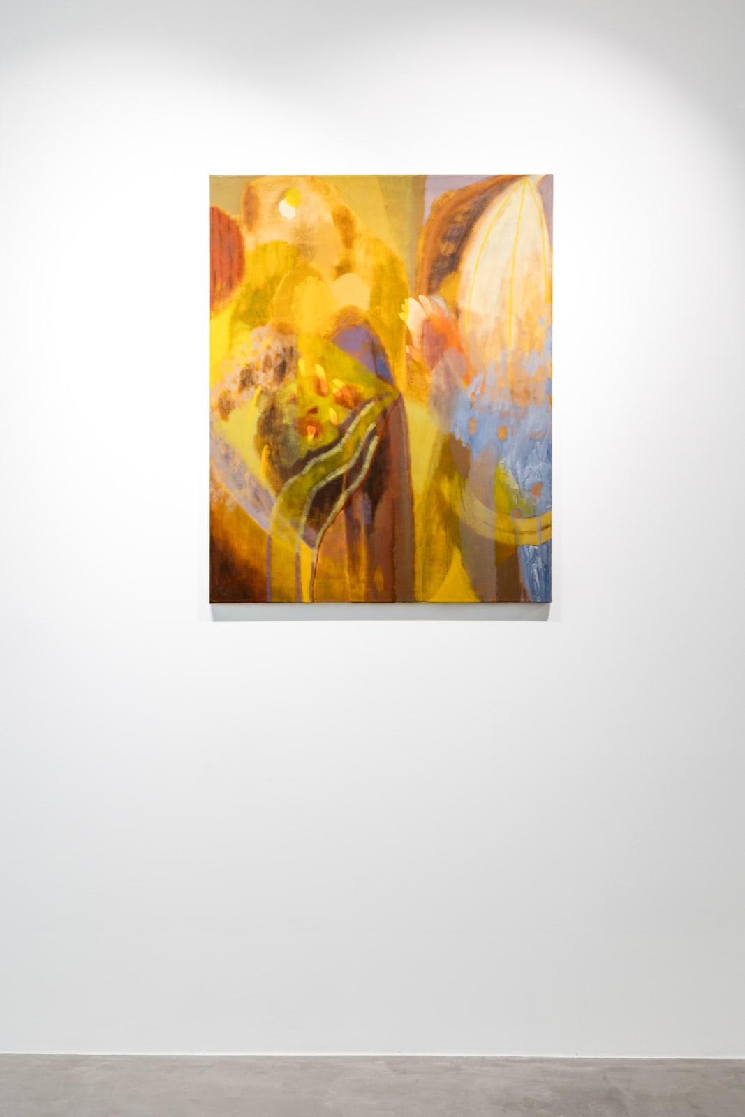 Rhiannon Inman-Simpson, Peeling away, oil on canvas, 80 x 100cm, 2025