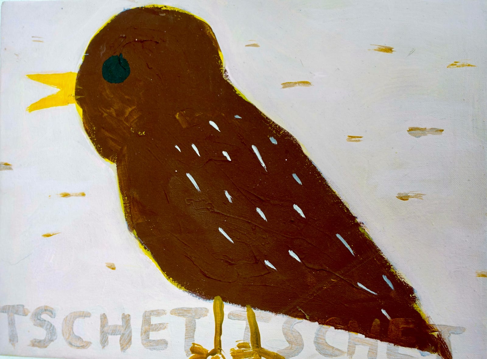 Gabrielle Graessle, tschettschet, 2024, acrylic on canvas