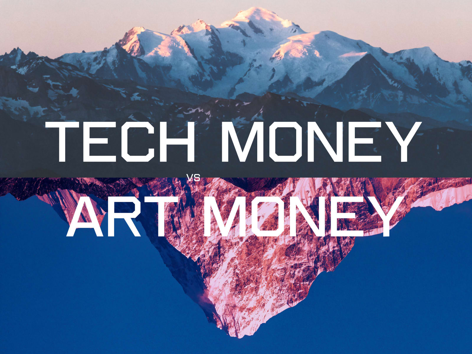 Rulton Fyder, TECH MONEY VS ART MONEY, 2021