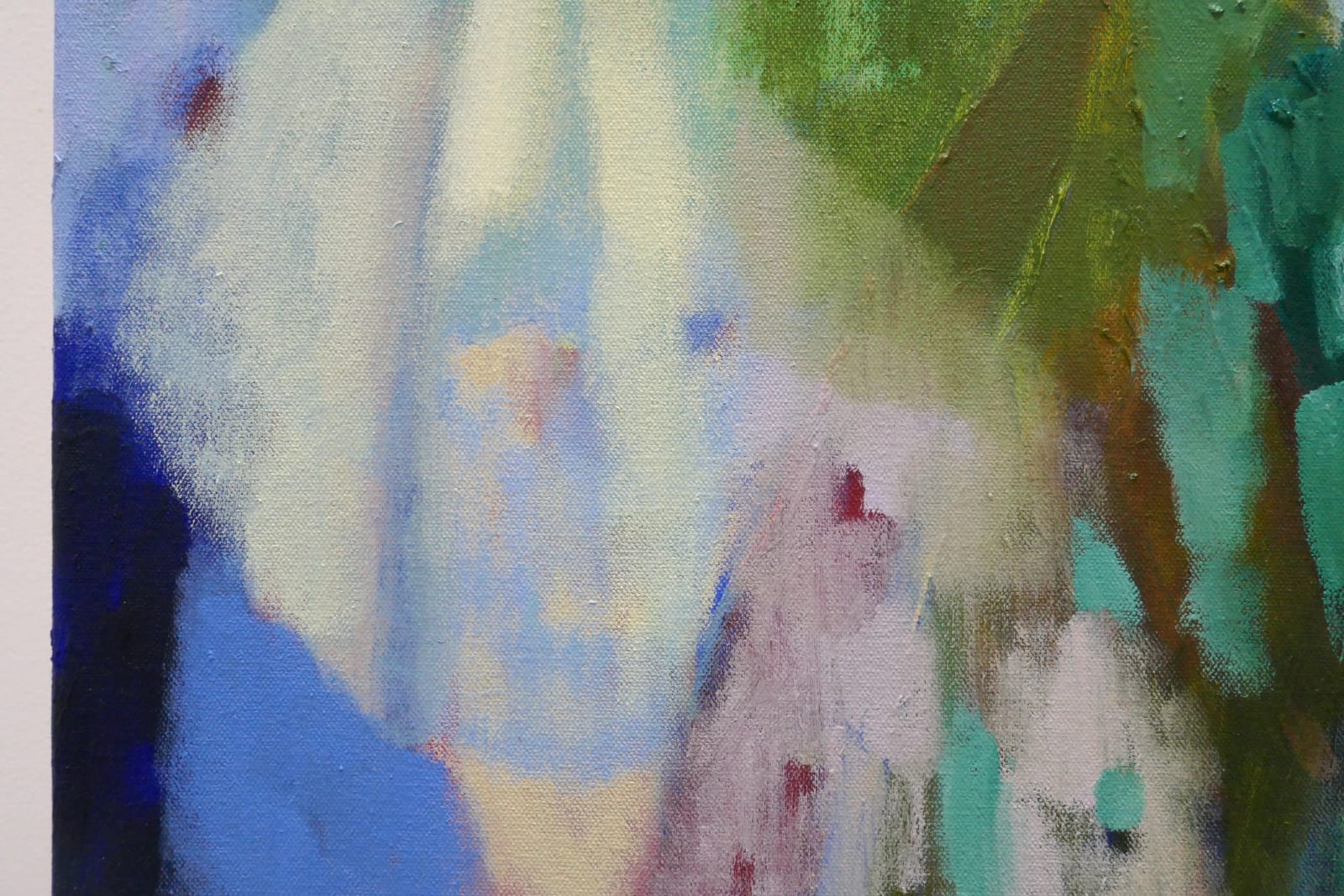 Rhiannon Inman-Simpson, Into the tipping edge, oil on canvas, 40 x 50cm, 2025
