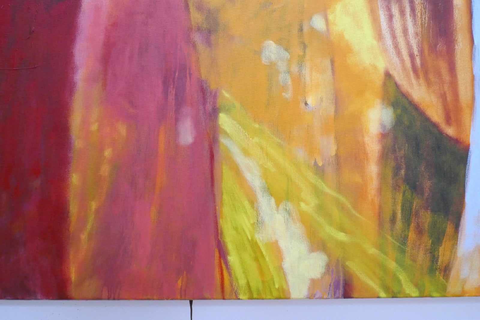 Rhiannon Inman-Simpson, Rhiannon Inman-Simpson, he echoes, 130 x 160cm, oil on canvas, 2025
