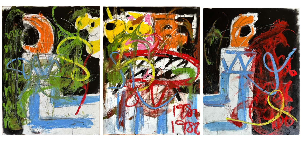 Móyòsóré Martins, Tablets (Triptych), 2023