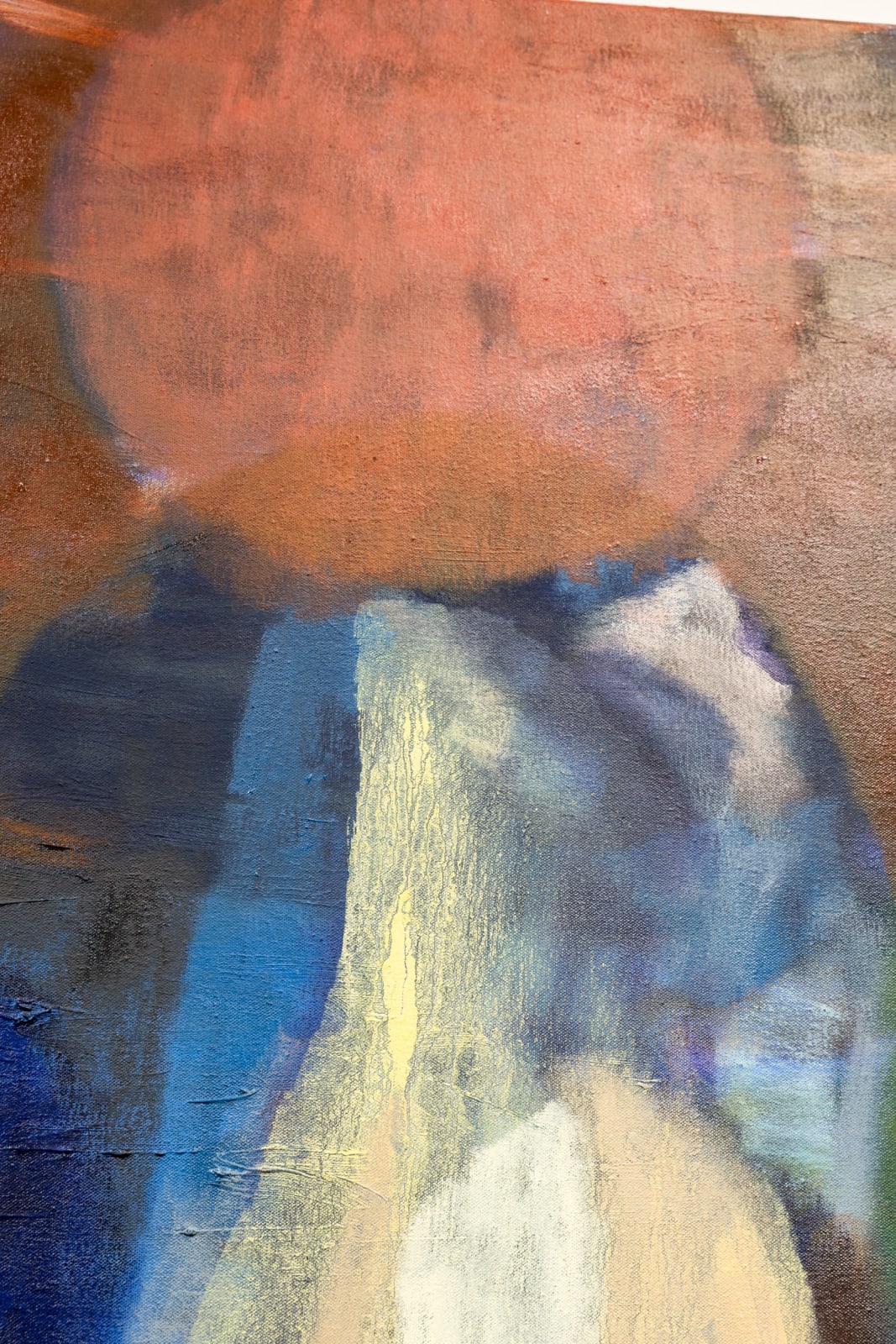 Rhiannon Inman-Simpson, Two-fold 113 x 130cm, oil on canvas, 2025