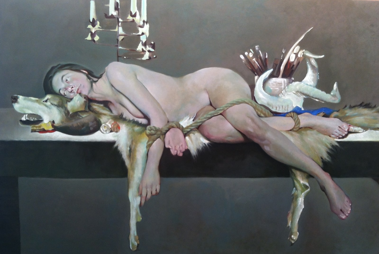 Gregory de la Haba, Natalie White as Agnes Dei, 2014