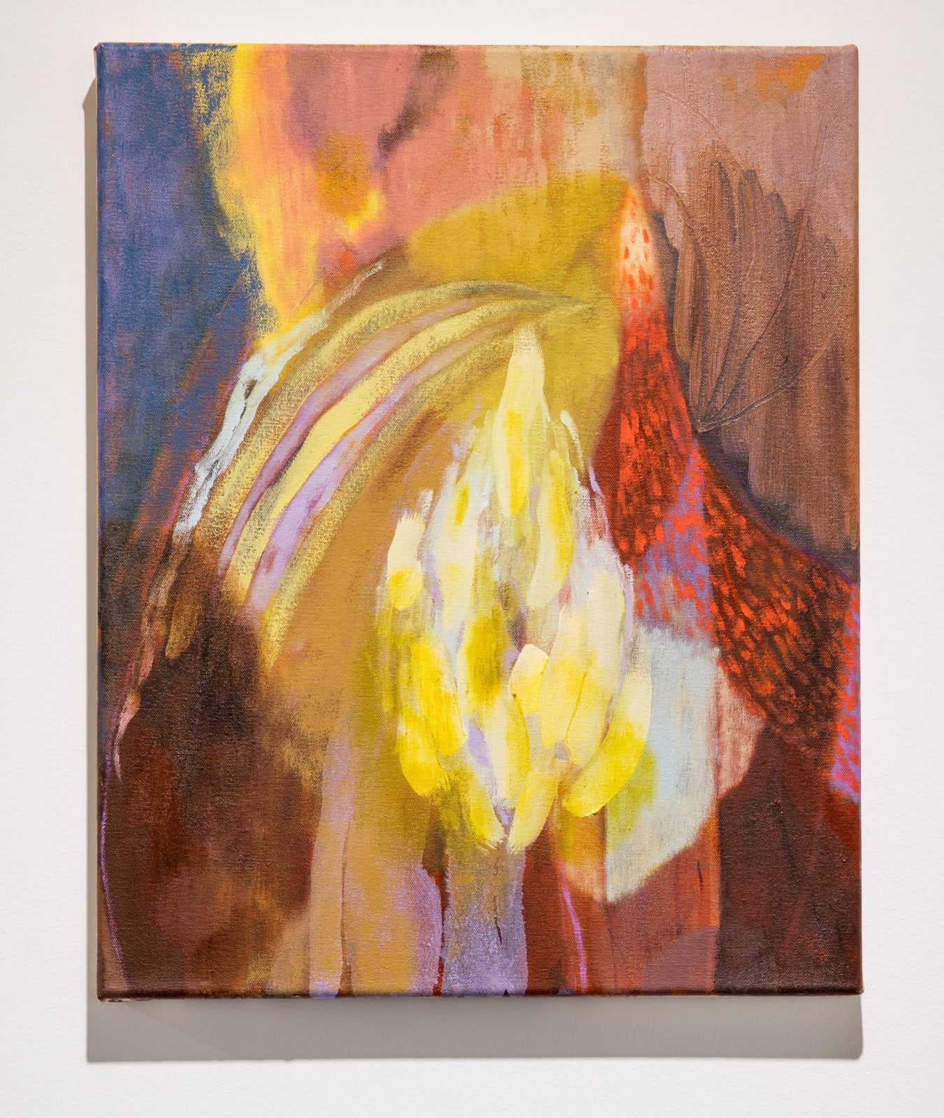 Rhiannon Inman-Simpson, Inside ribs I hold it, oil on canvas, 40 x 50cm, 2025