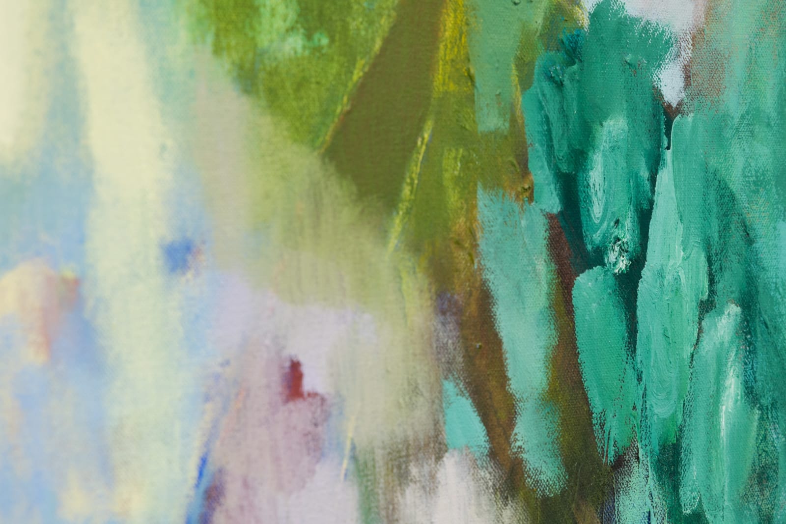 Rhiannon Inman-Simpson, Into the tipping edge, oil on canvas, 40 x 50cm, 2025