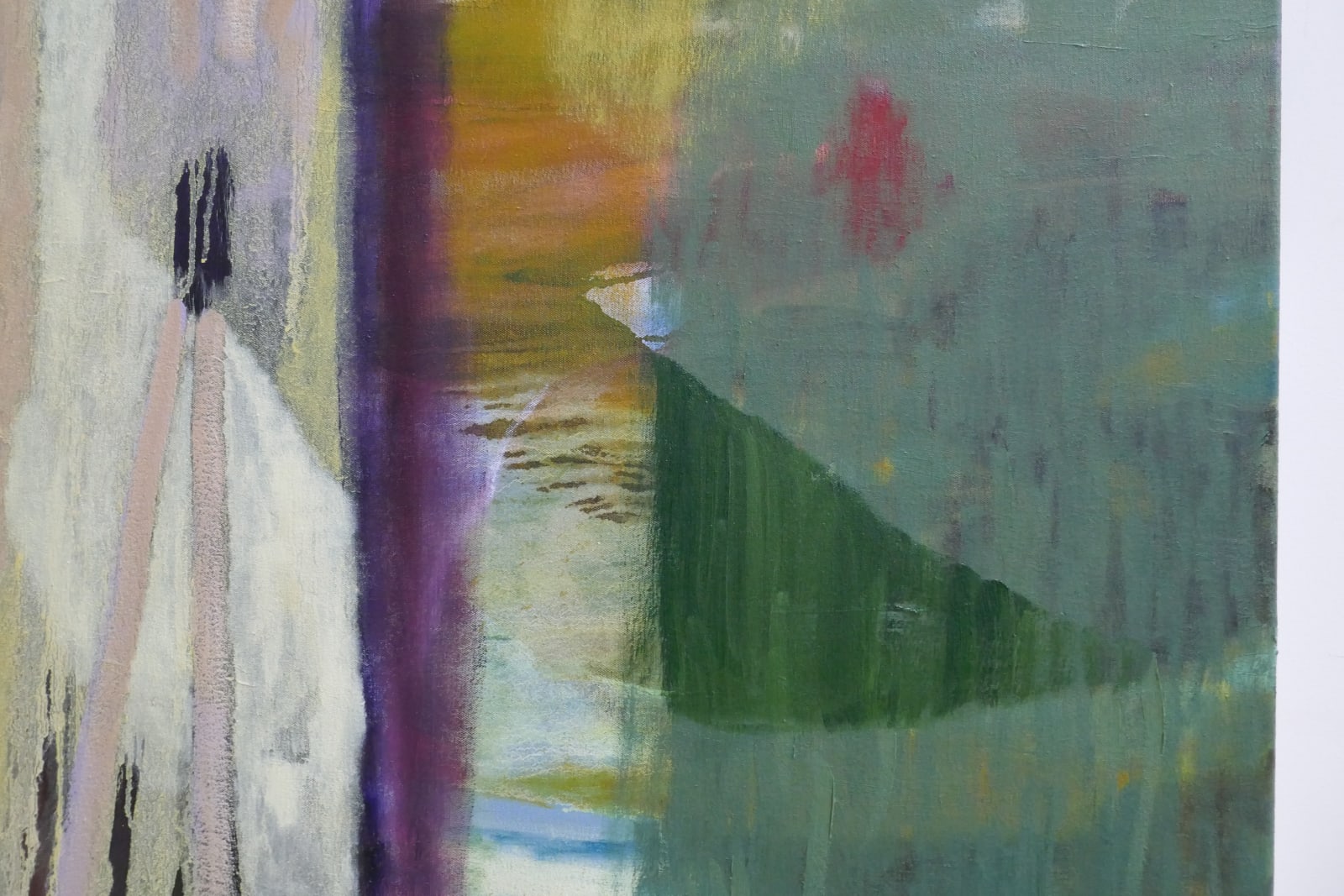 Rhiannon Inman-Simpson, Two-fold 113 x 130cm, oil on canvas, 2025