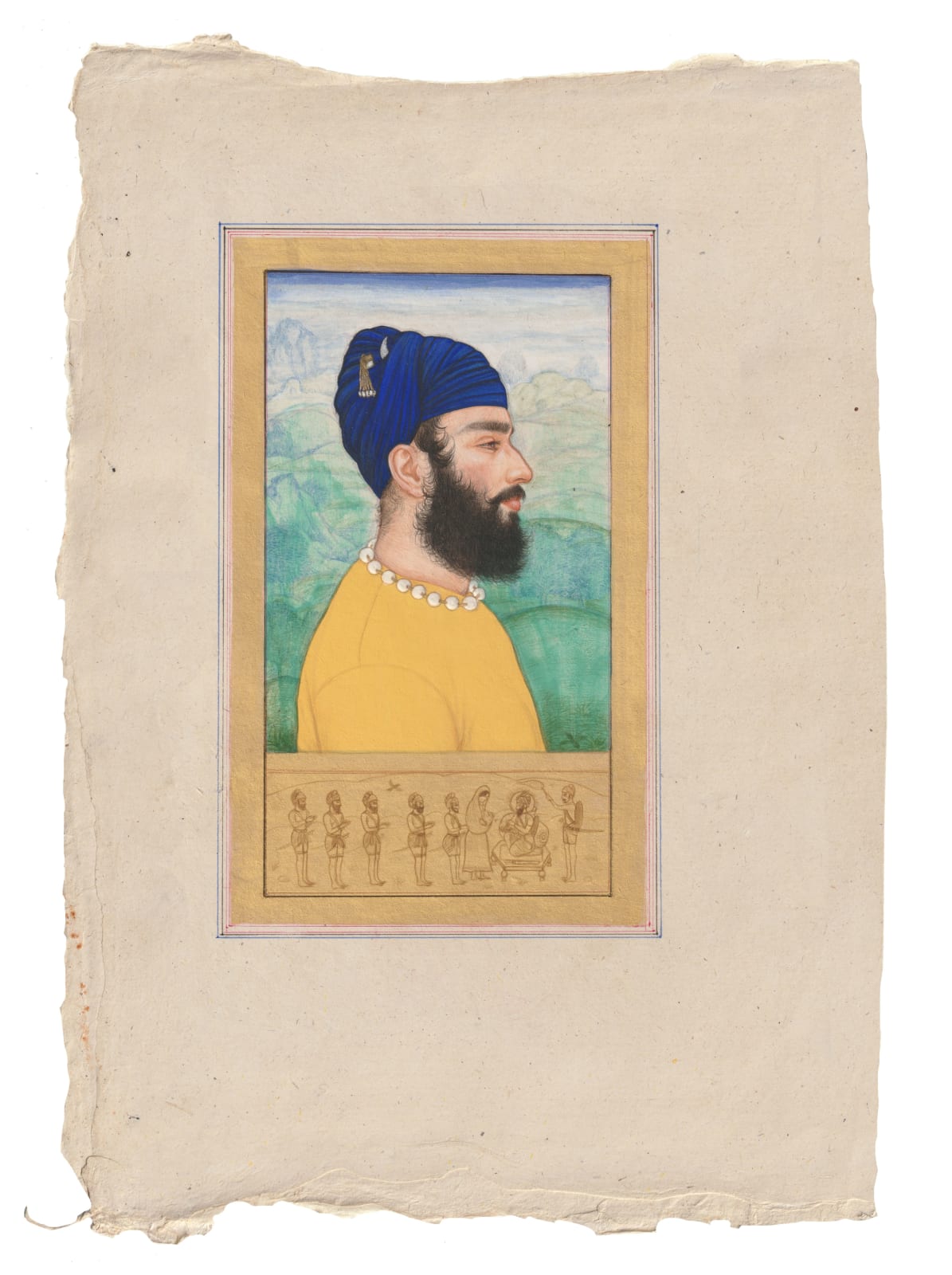 Jatinder Singh Durhailay, The man in the blue turban , 2025