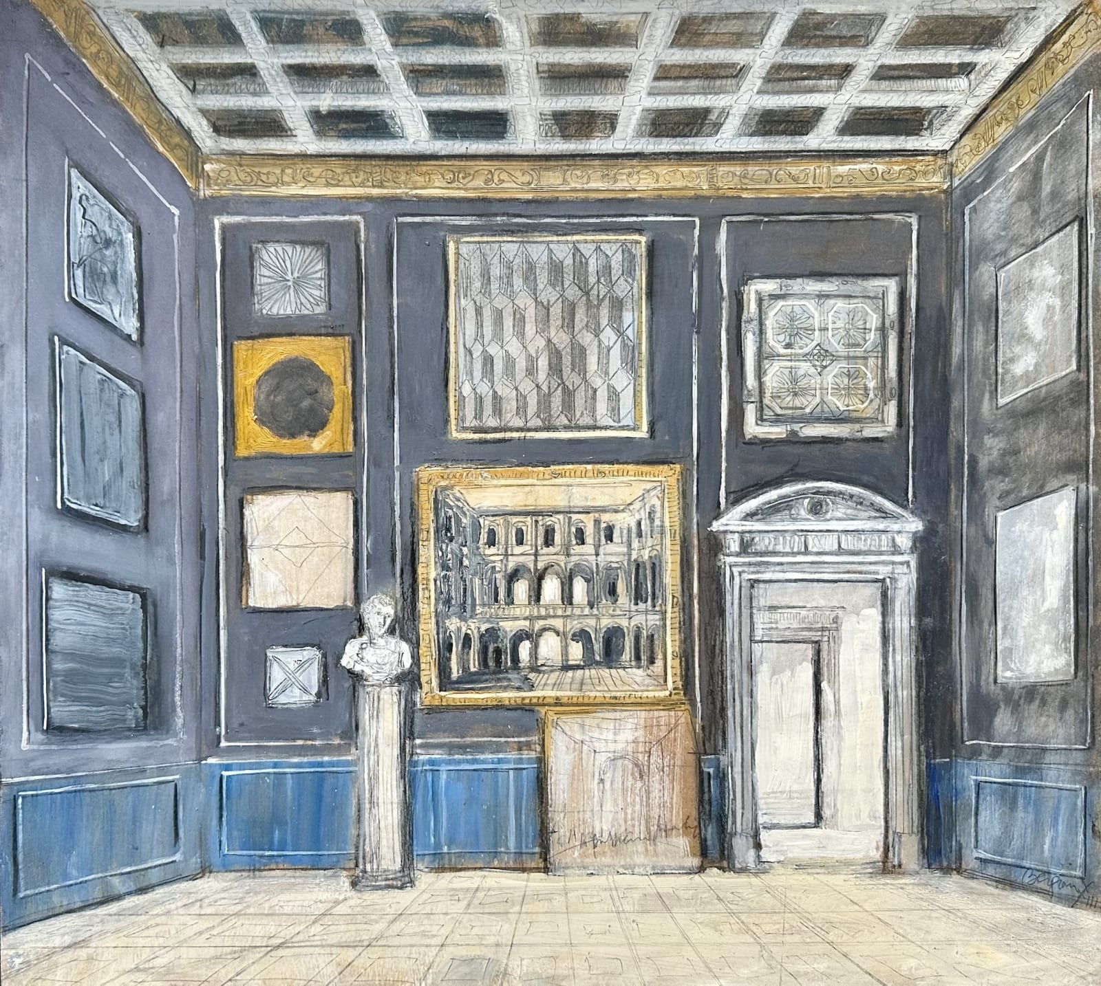 Pierre Bergian, Hommage au Palazzo Altemps, 2024