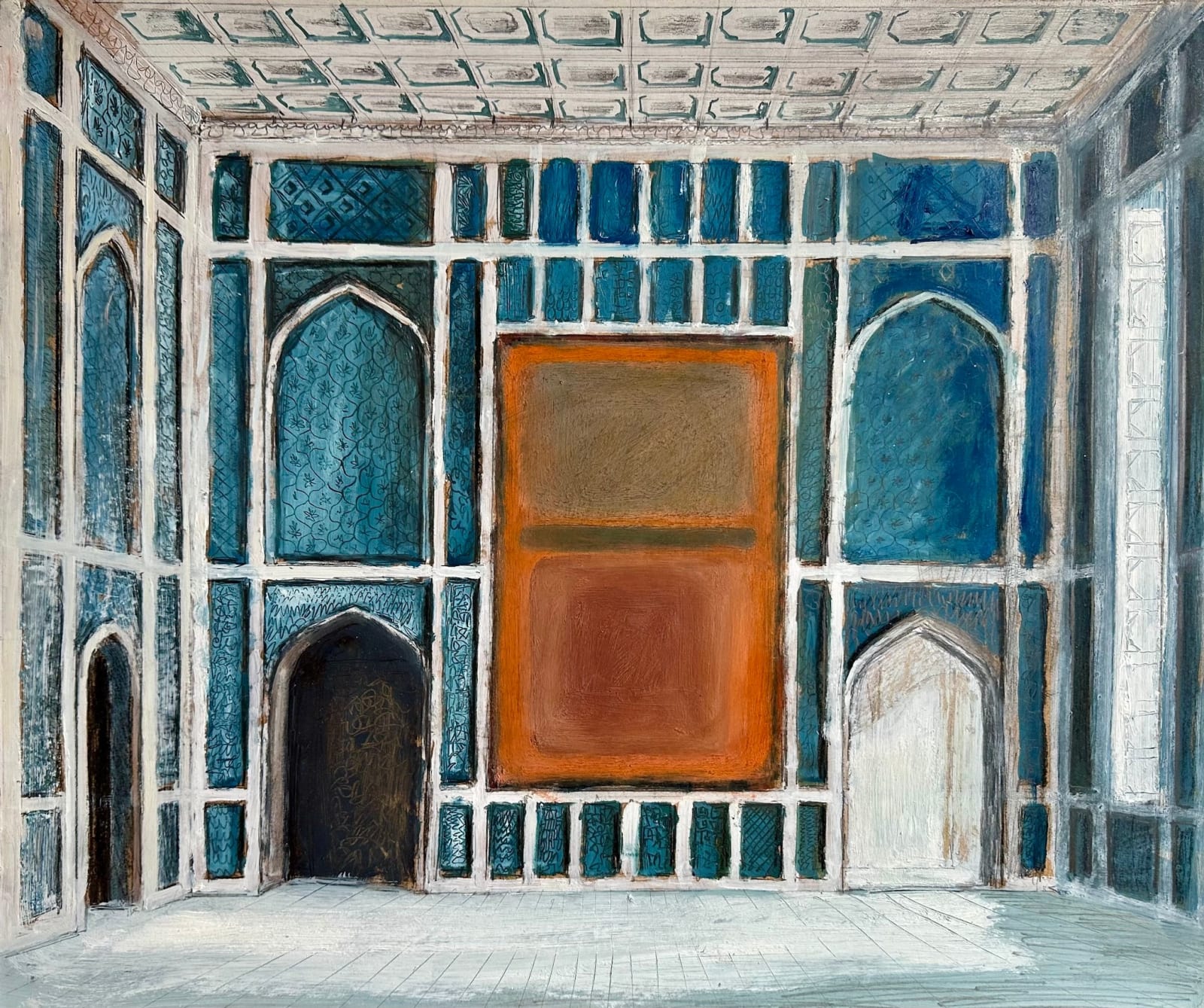 Pierre Bergian, Rothko in the Ottoman Palace, 2024