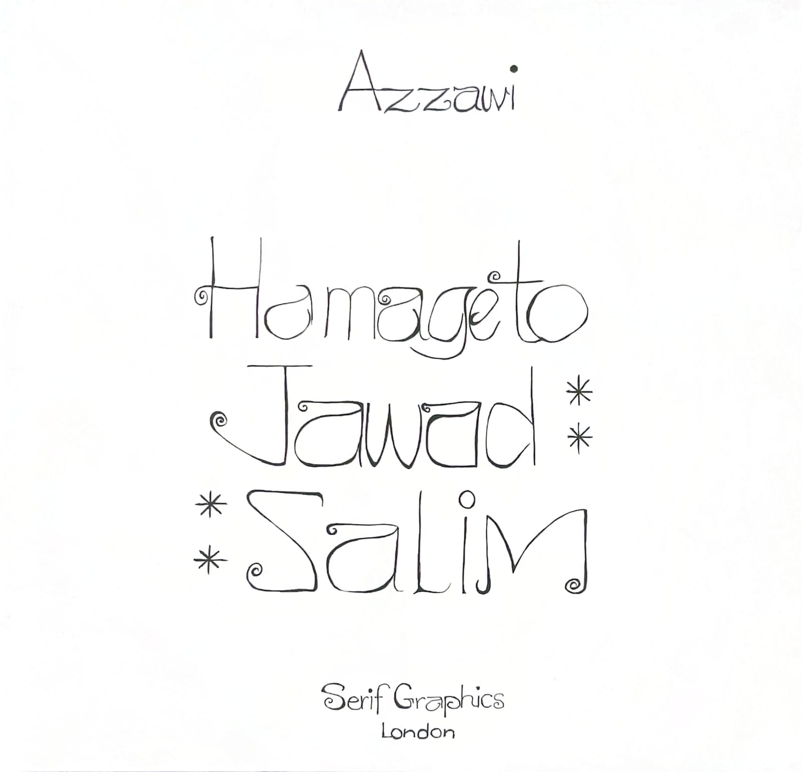 Dia Azzawi, Homage to Jawad Salim, 1989