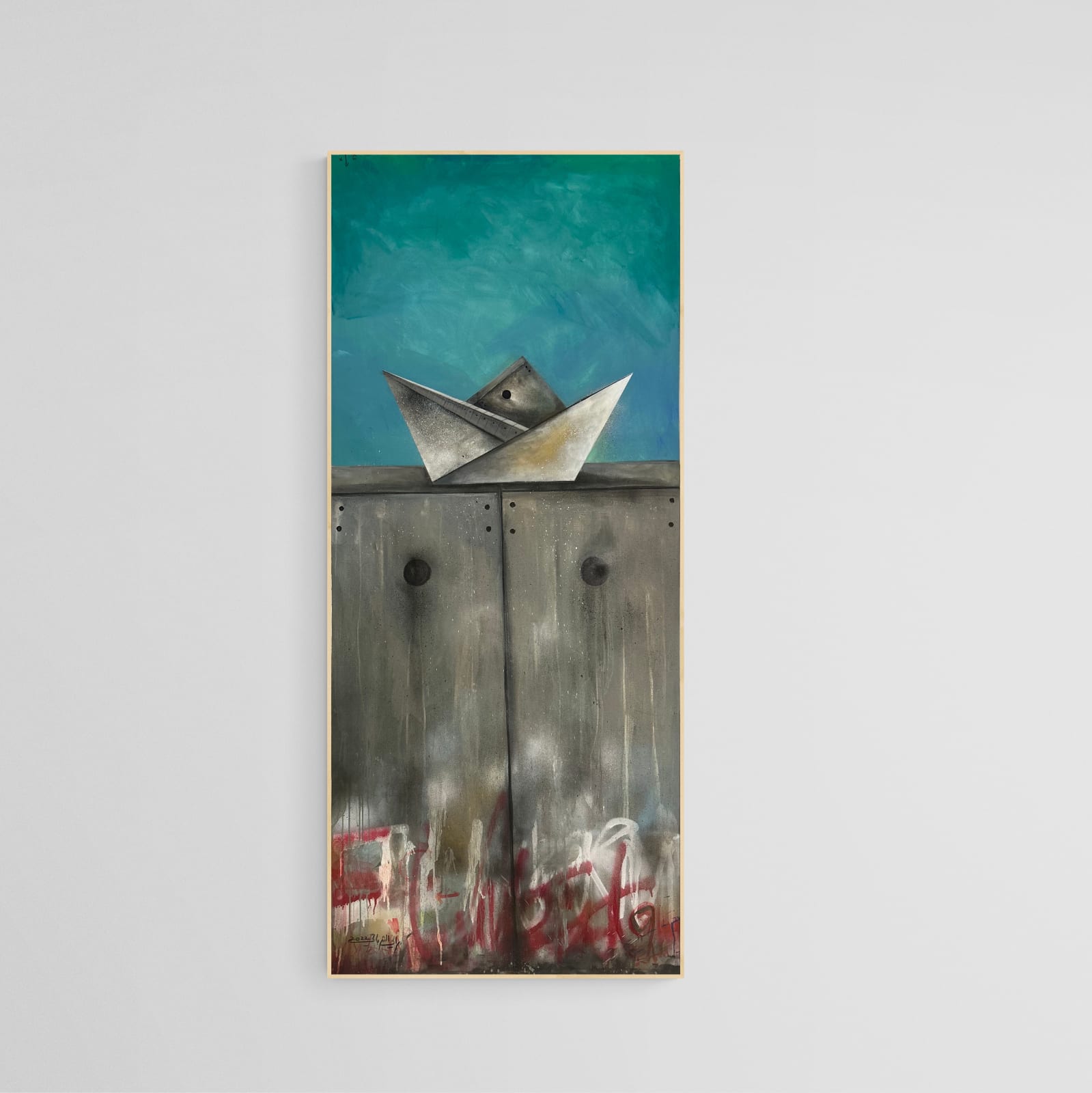 Rani Sharabati, Cement and Sea, 2022