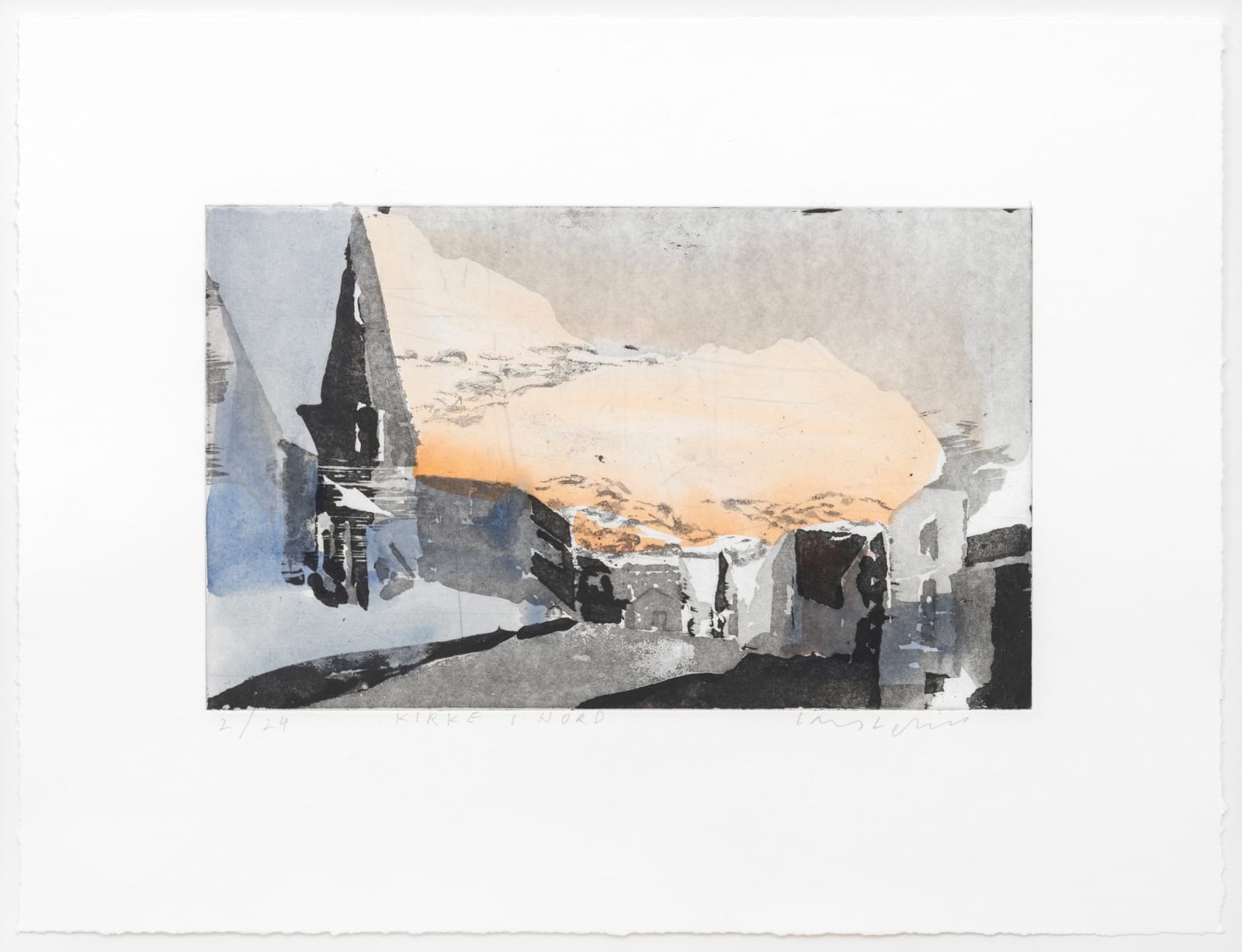 HM Queen Sonja and Lars Lerin, Kirke i nord, 2022