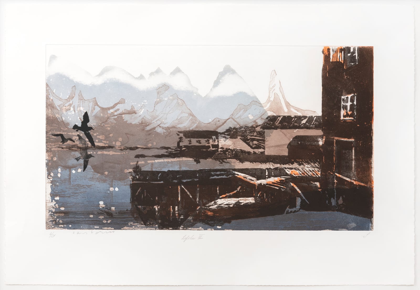 HM Queen Sonja and Lars Lerin, Lofoten III, 2022