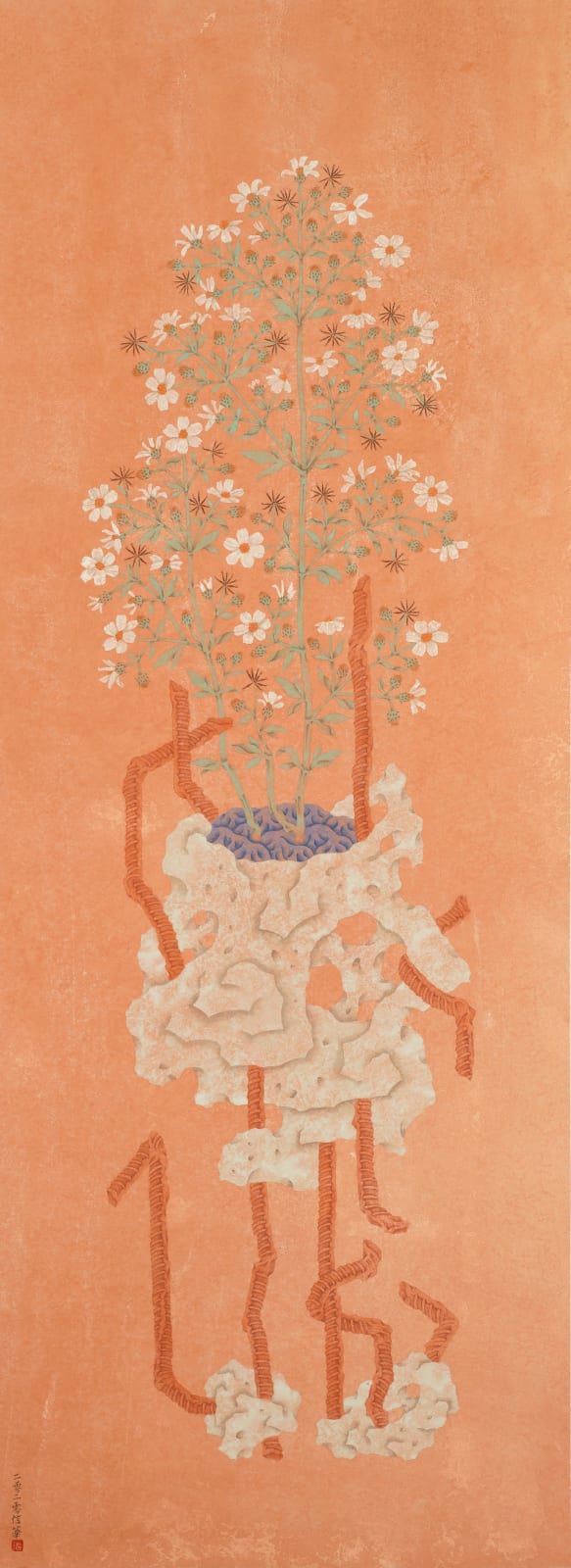 Hsinhua PAN, Flowers - 1 鋼筋花卉(1), 2020
