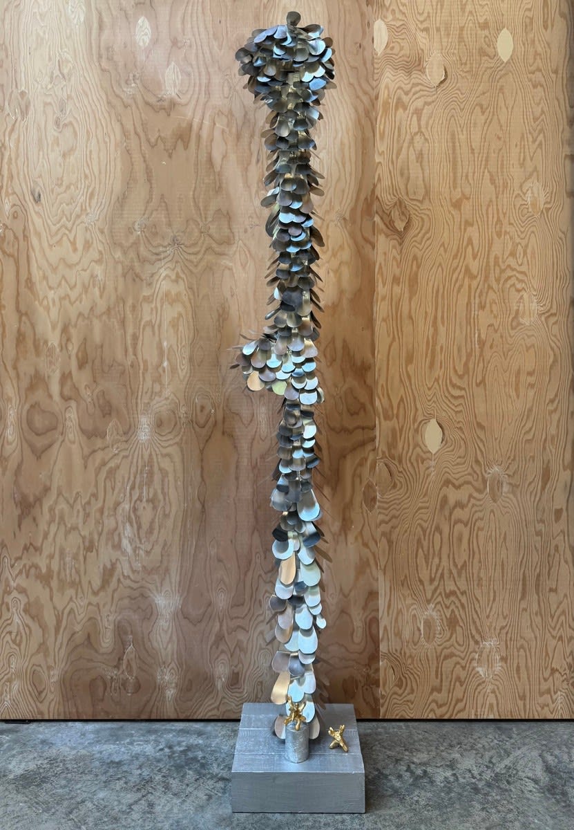 Mark Dutcher, I am my own light (silver), 2025