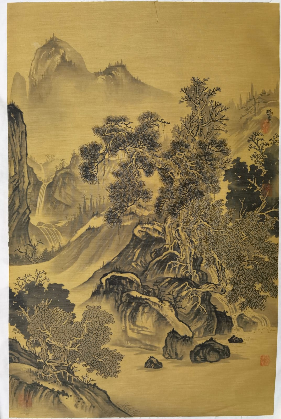 LYU Peng, Spring Mountains #6 (春山 6), 2018