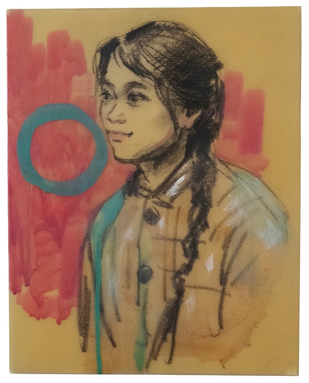 Hung Liu, Portrait No. 22 (Country Portraits and Landscapes), 2014