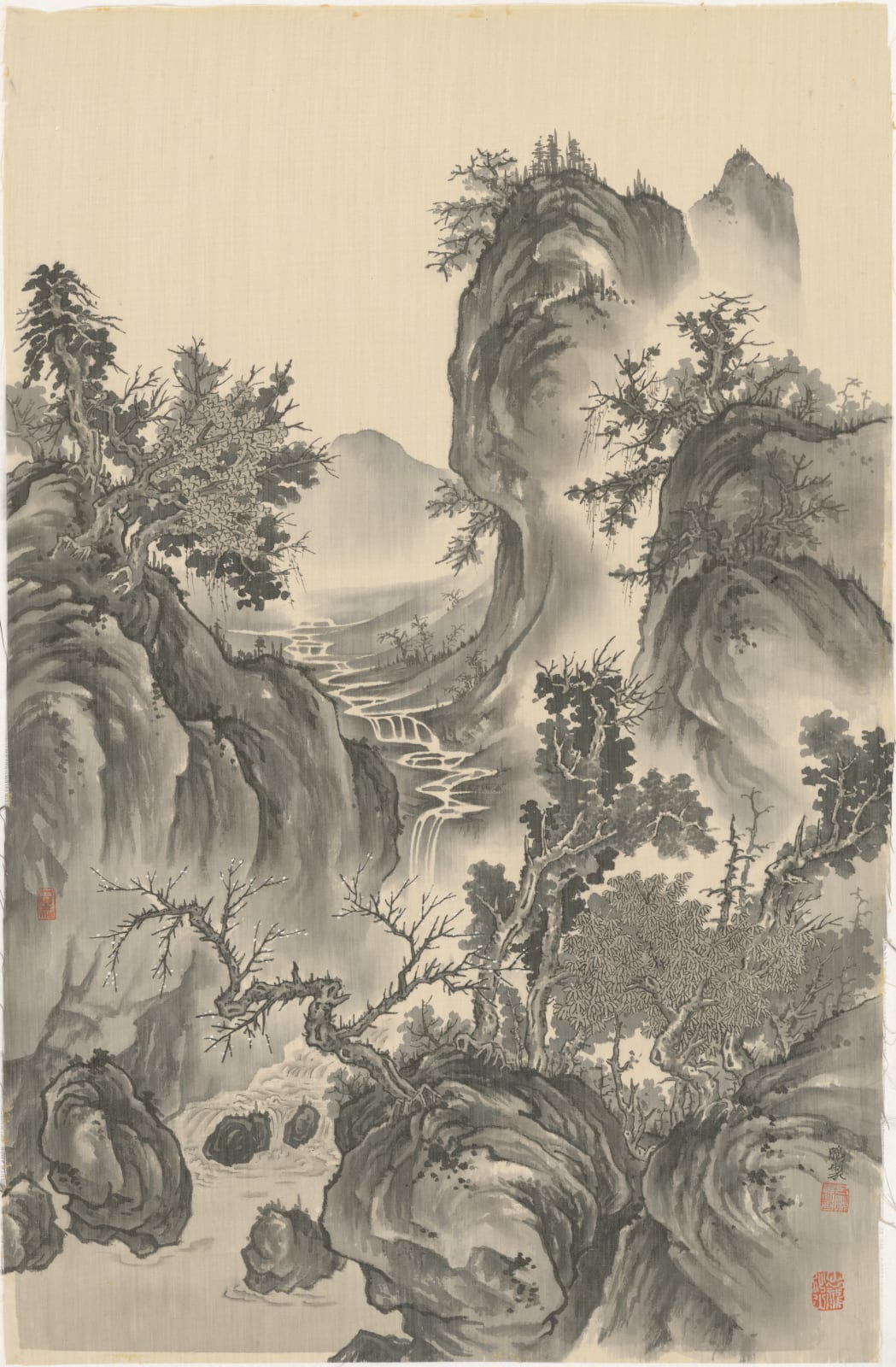 LYU Peng, Spring Mountains #4 (春山 4), 2018