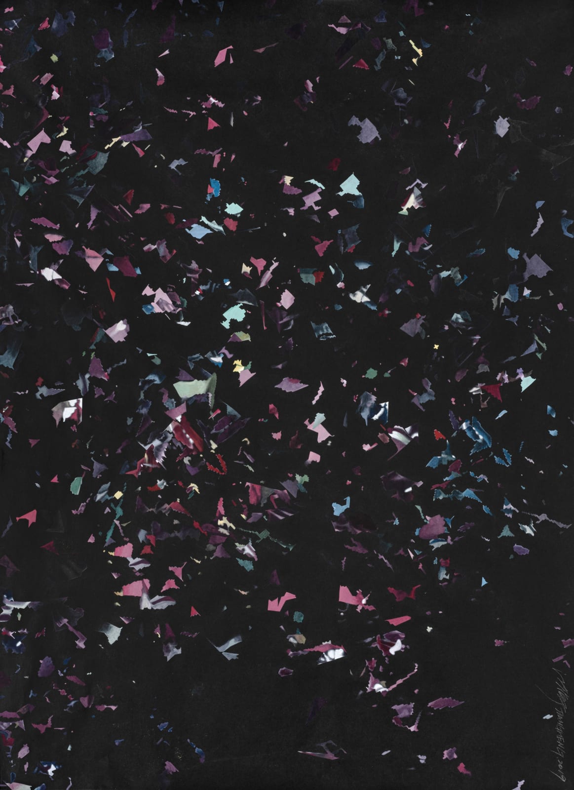 JIANG Heng, Falling flowers NO.10 落花NO.10, 2019