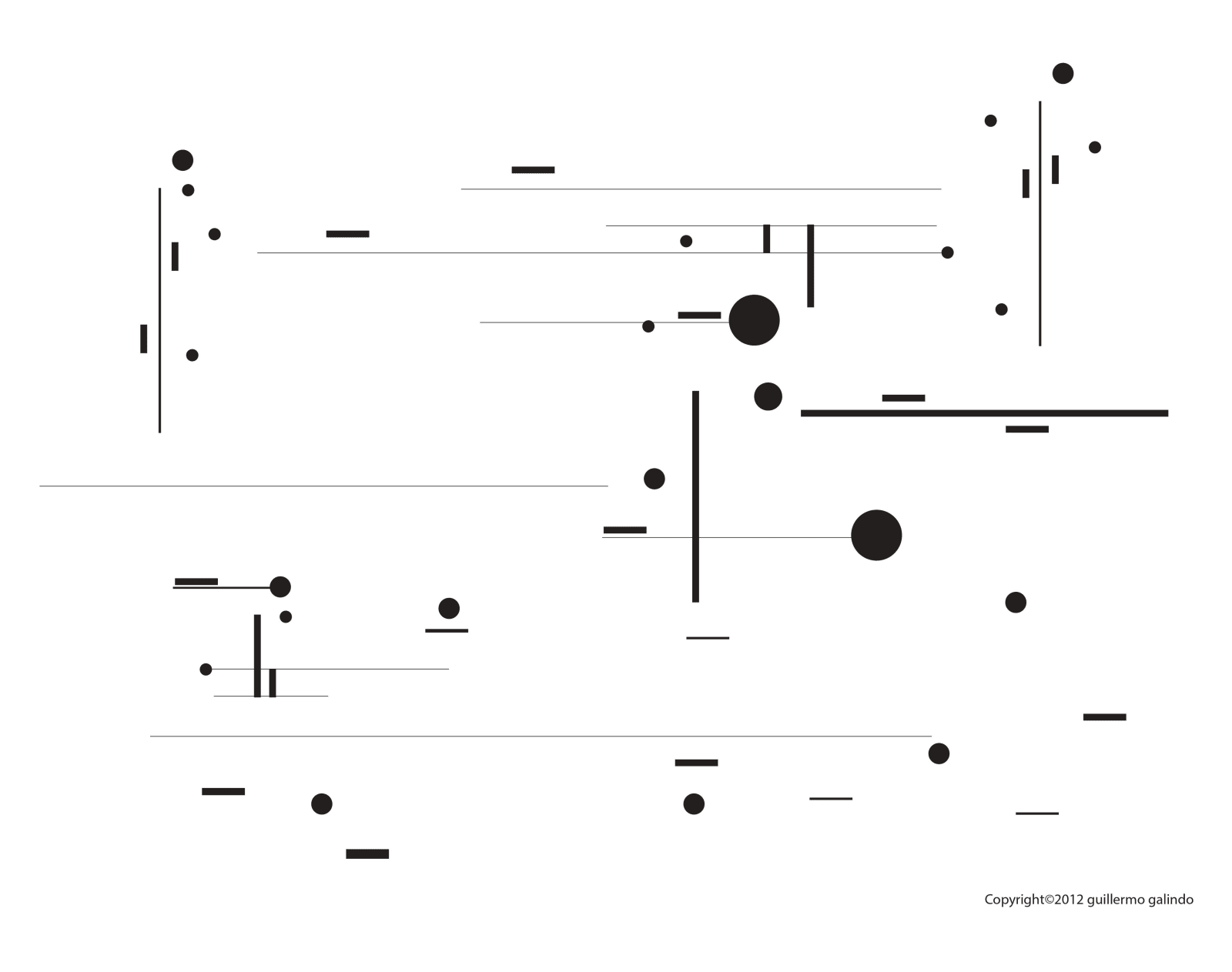 Guillermo Galindo, Unidad (A3), 2012