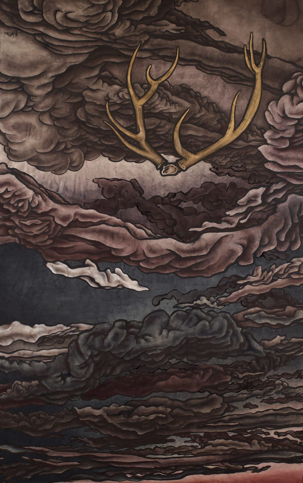 YANG Jiechang, On Ascension - Golden Antlers, 2008