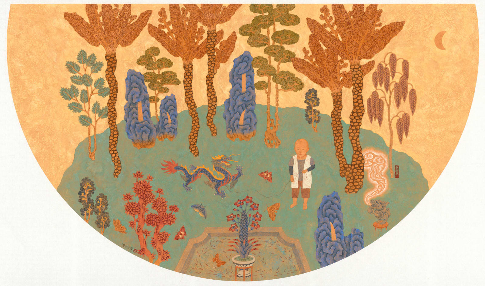Hsinhua PAN, 見龍在田 Dragon in the Field, 2024