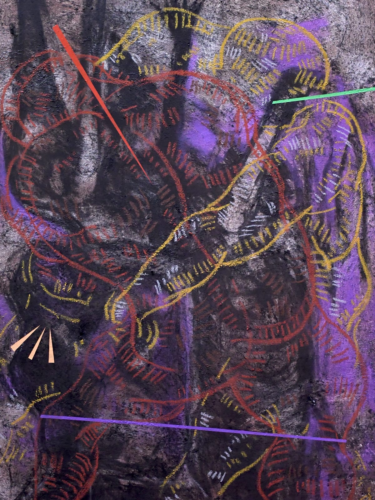 Gerald Ismael Pongase, Pushing Away The Waves Rolling In Every Day, 2018