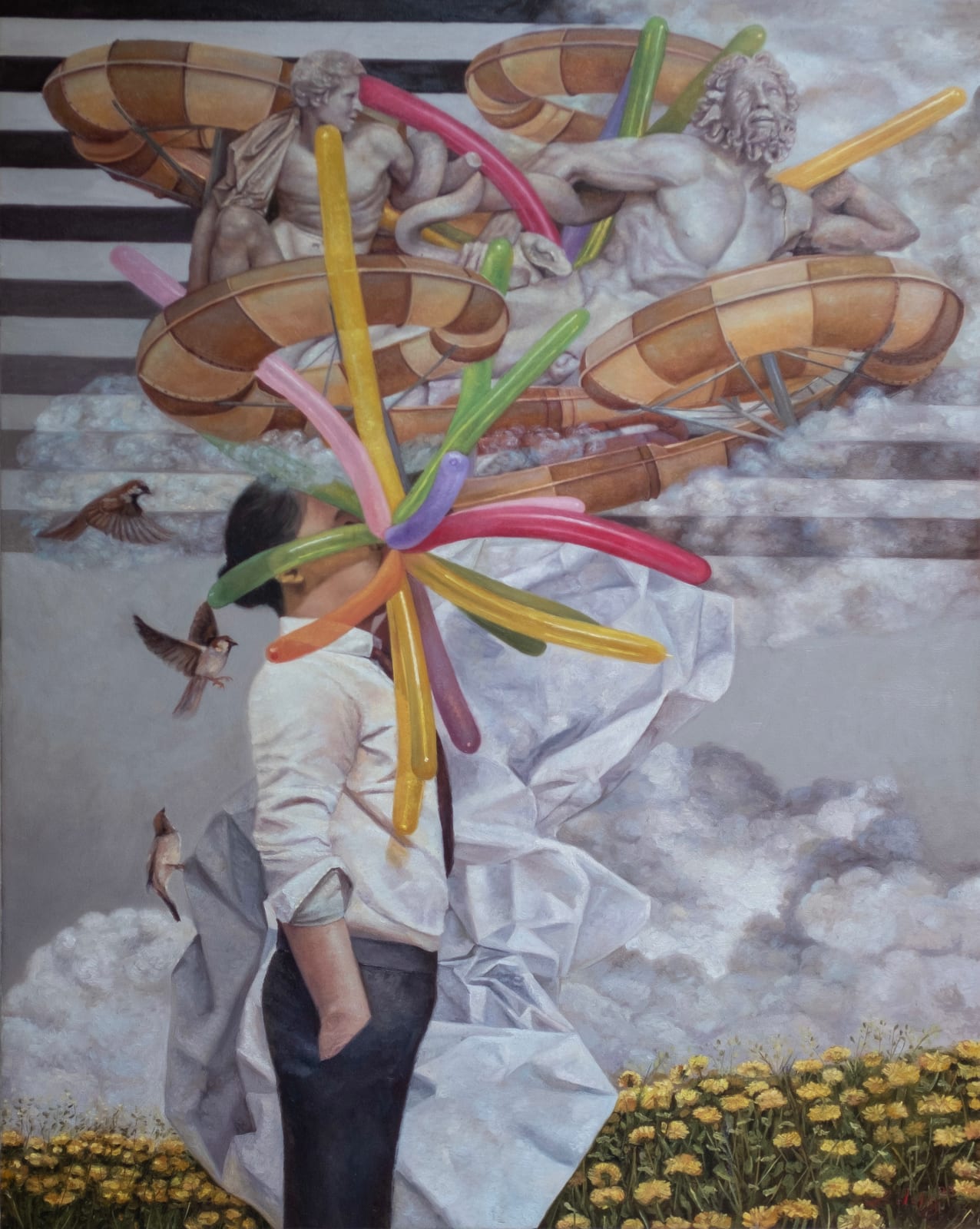 Zaldy Garra, Twisted Slide, 2023