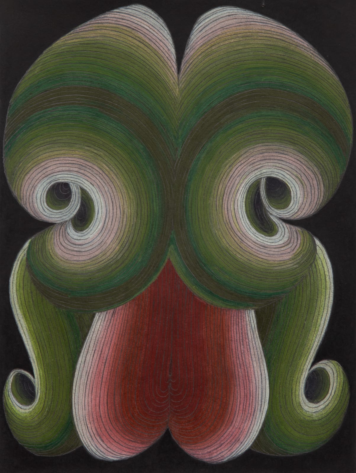 Nancy Blum, Black Drawing 227, 2024