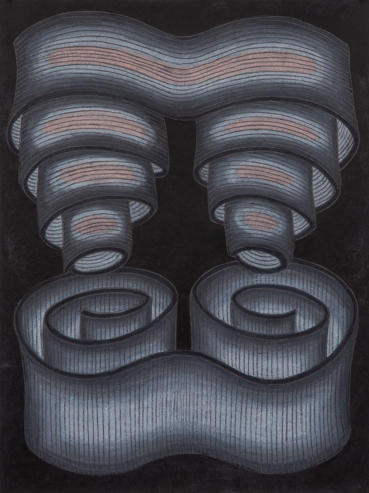 Nancy Blum, Black Drawing 198, 2024