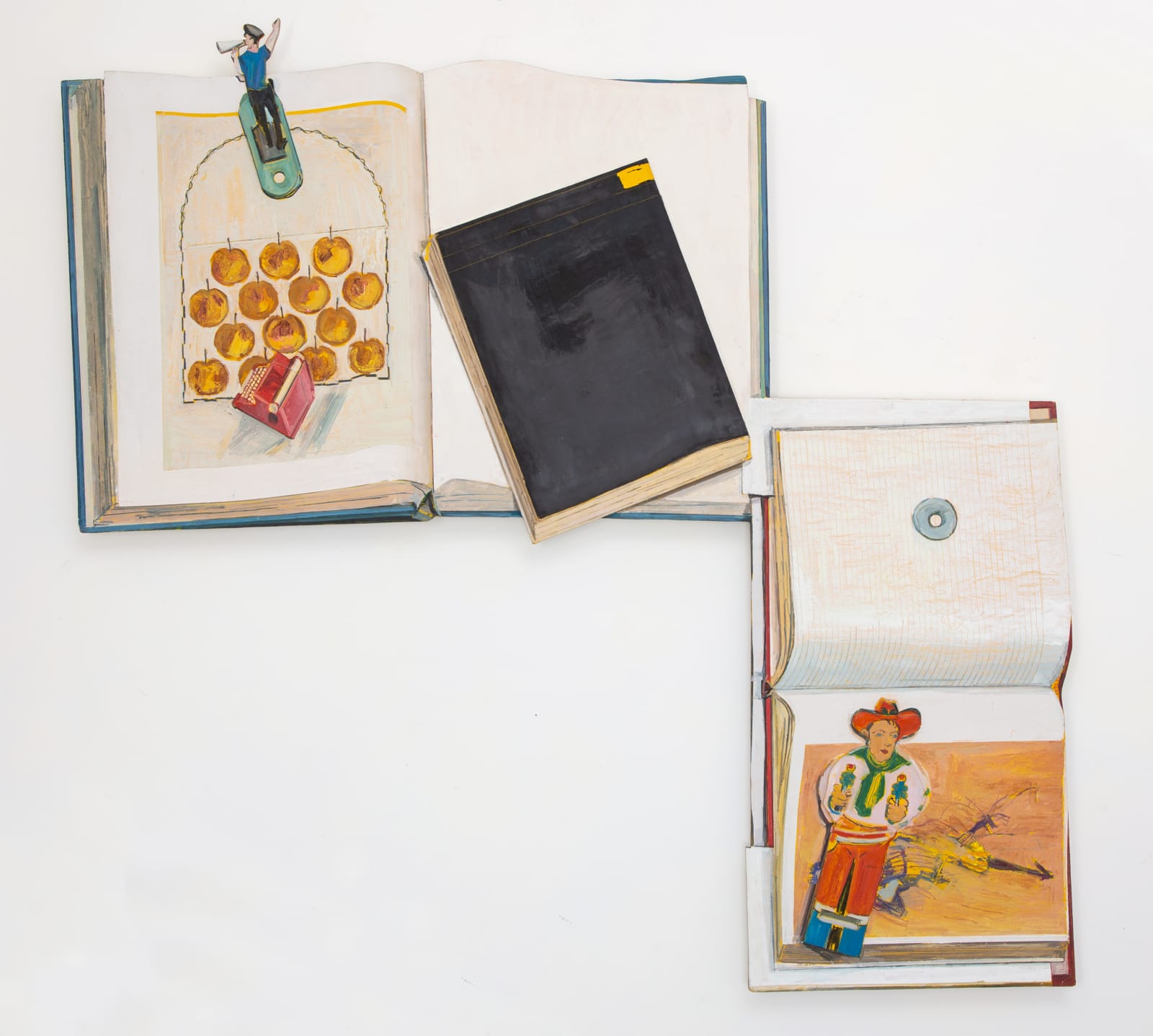 Manny Farber, Apple, Nadir Street (cut out), 1984