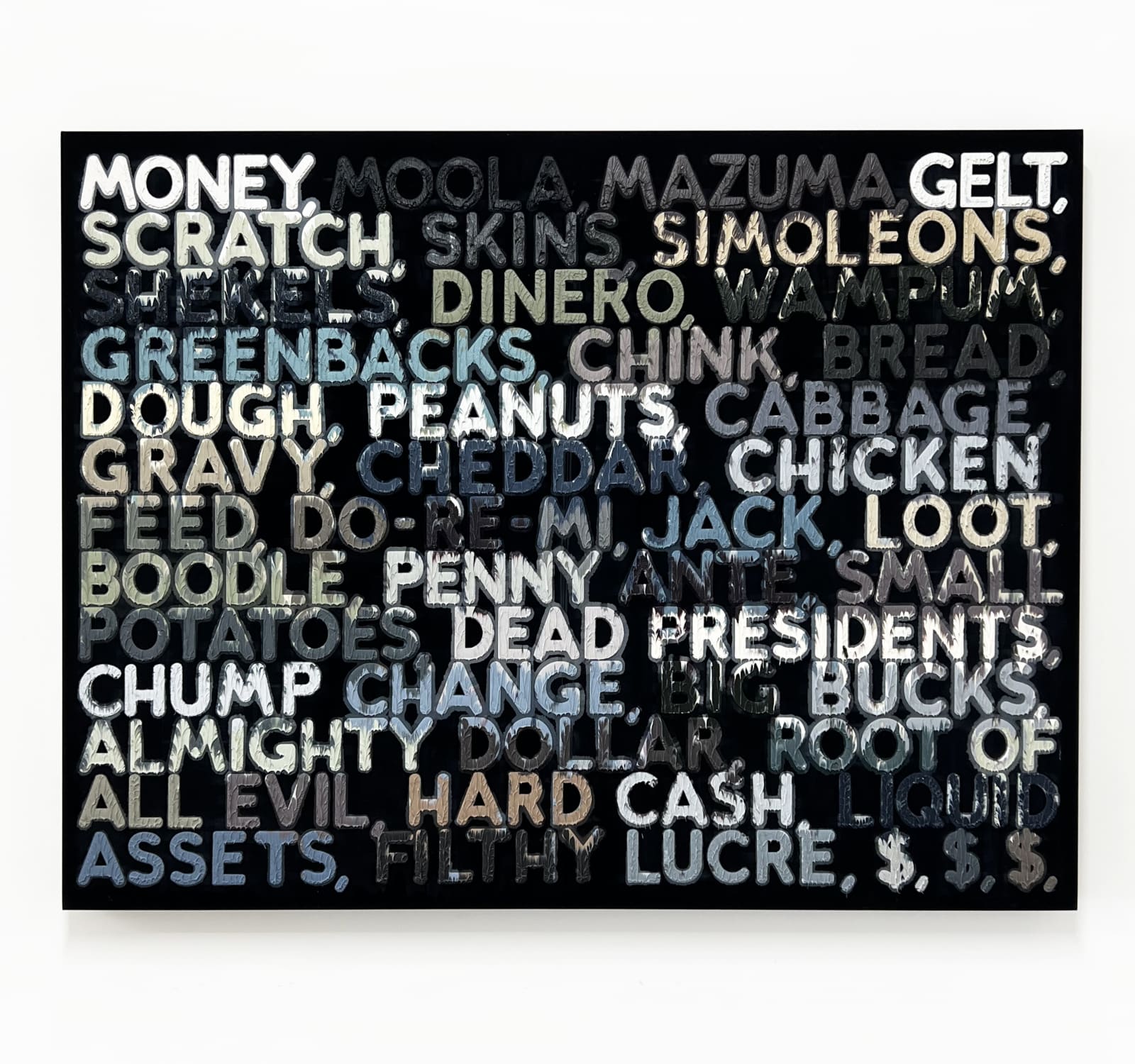 Mel Bochner, Money, 2006