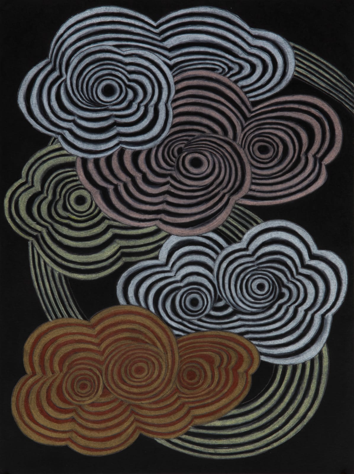 Nancy Blum, Clouds 14, 2024
