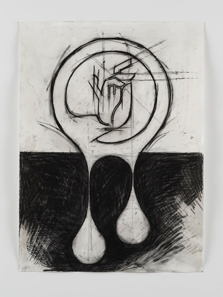 Ryan McGinness, Charcoal Drawing 51, 2022