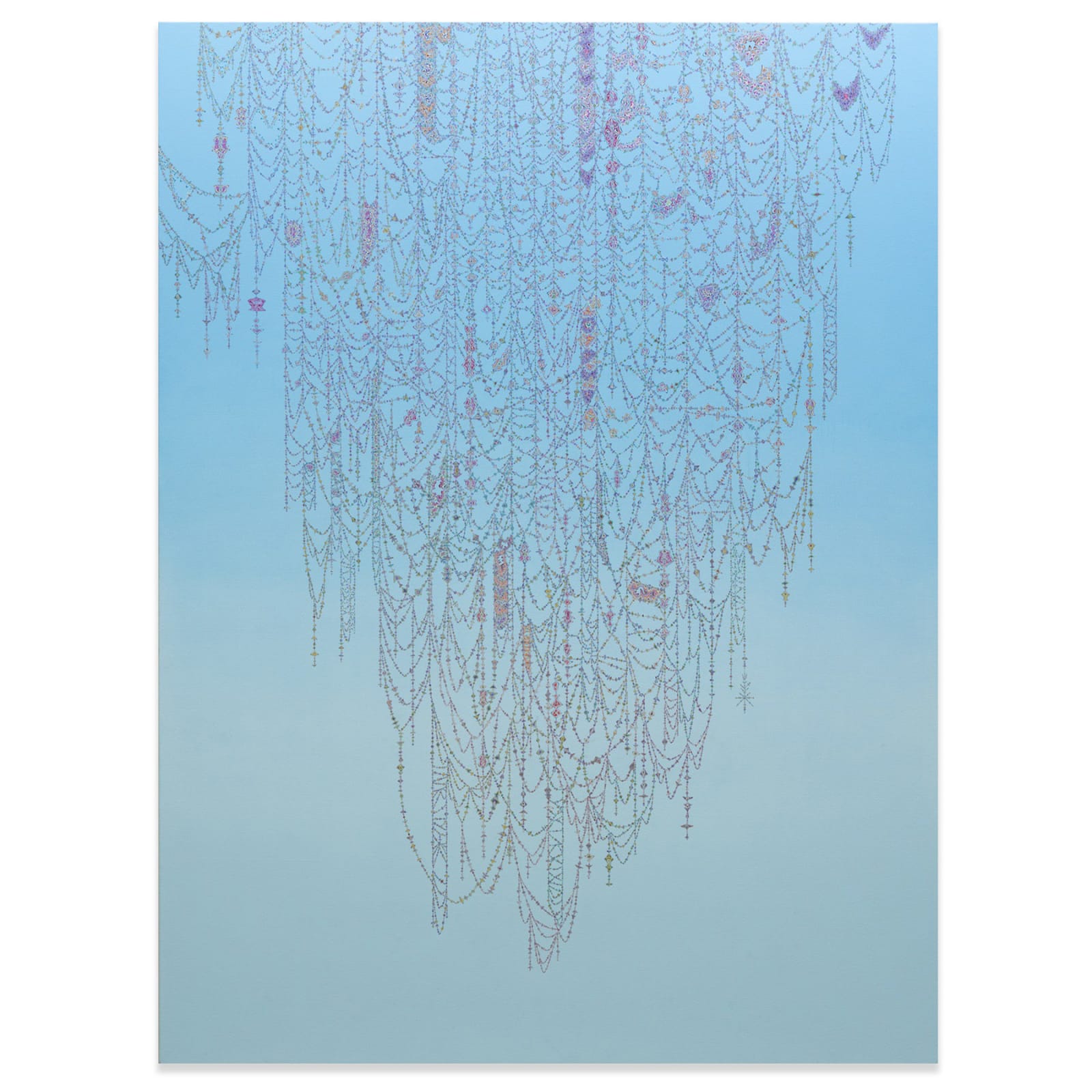 Kelsey Brookes, Veil (Medium Blue to Light Blue), 2019