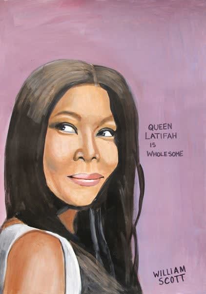 William Scott, Untitled (Queen Latifah), 2011