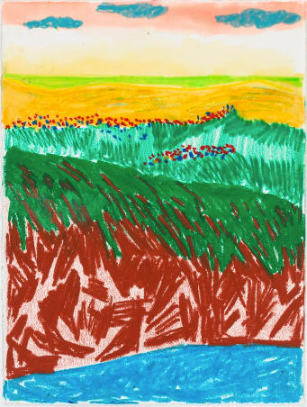 Shara Hughes, Love In The Land, 2020