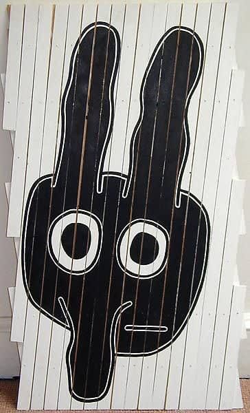 Ray Johnson, Untitled (Bunny Fence), undated