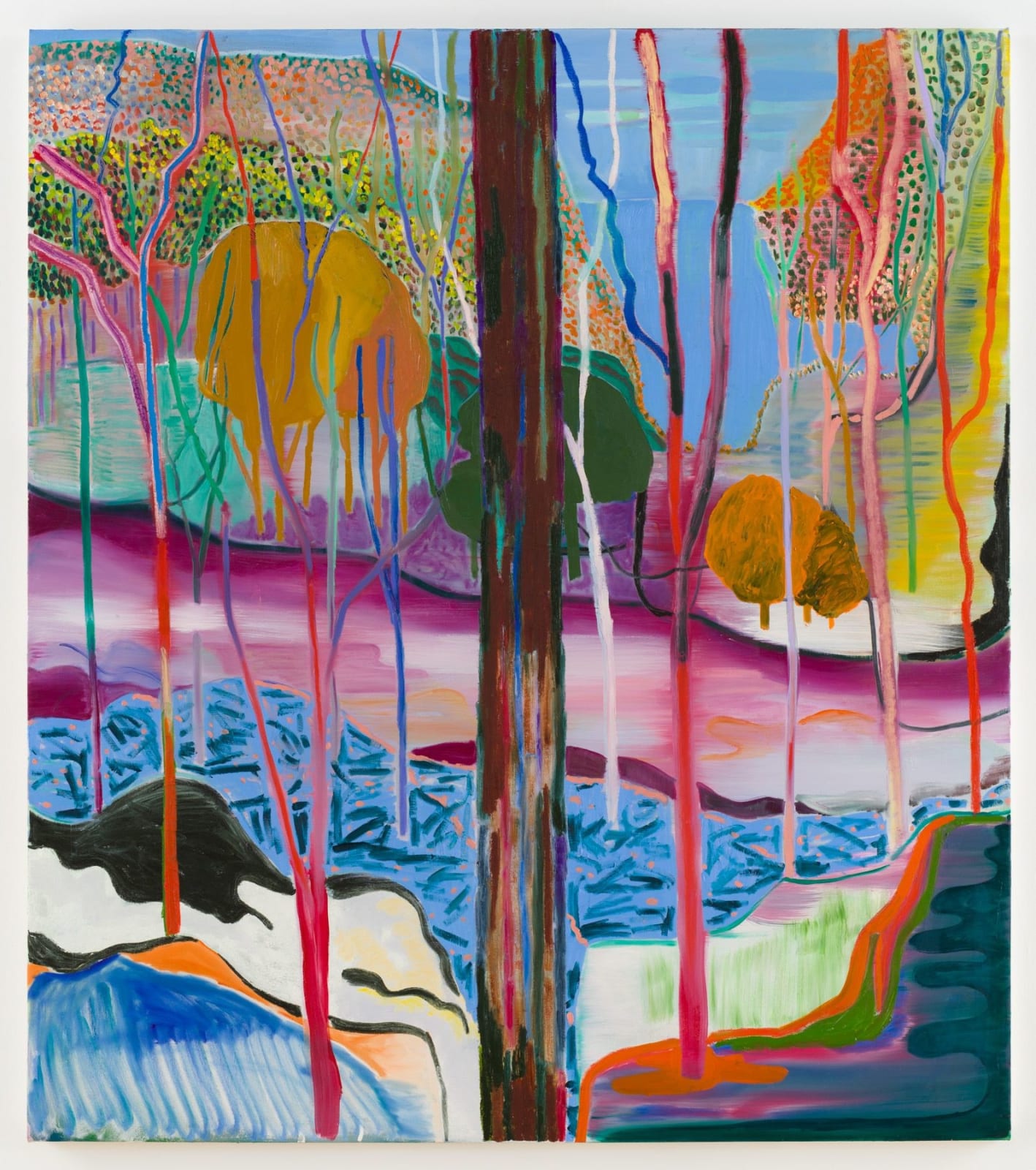 Shara Hughes, New Moon Voodoo, 2017