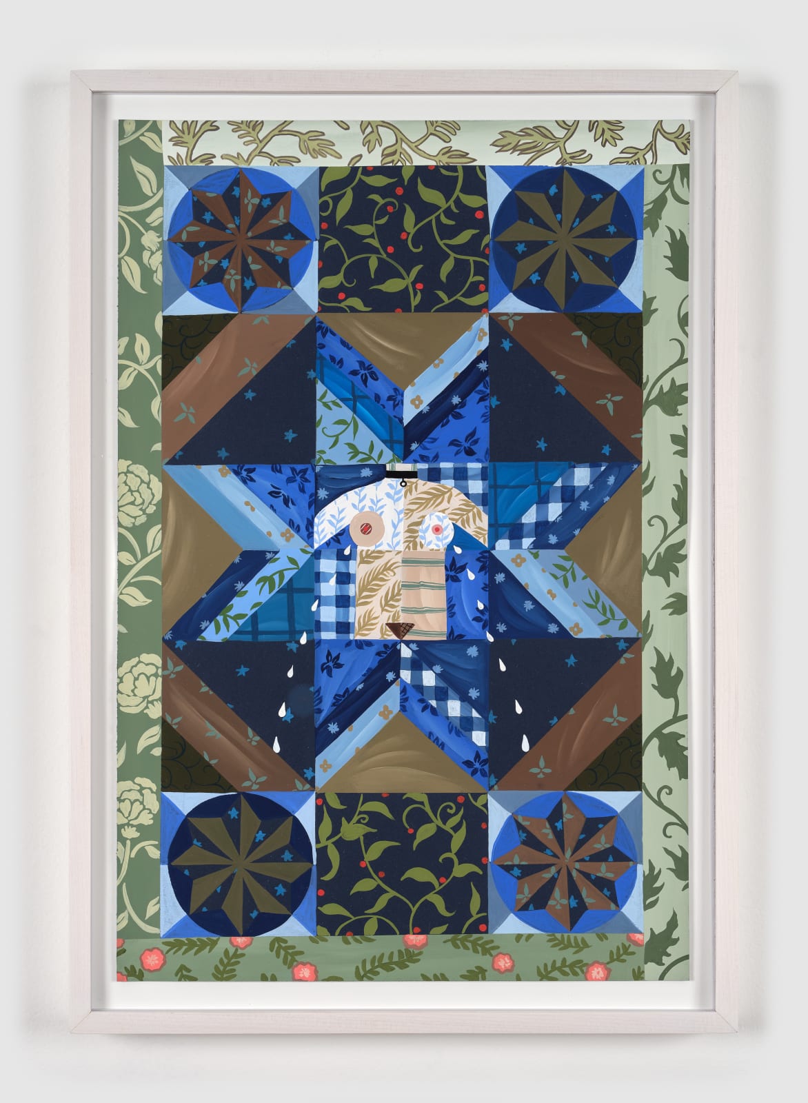 Anne Buckwalter, Quilt Study (Milk Pinwheel), 2025