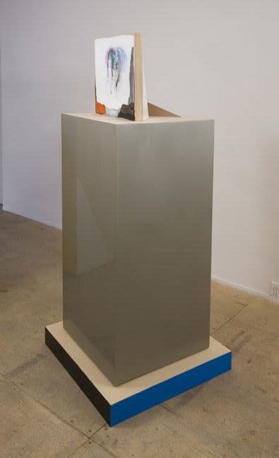Pam Lins, Donatello's statue Shadow Gold layout reflection, 2010