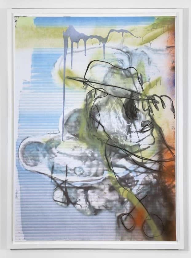 Rita Ackermann, Ticktacktoe/1, 2010