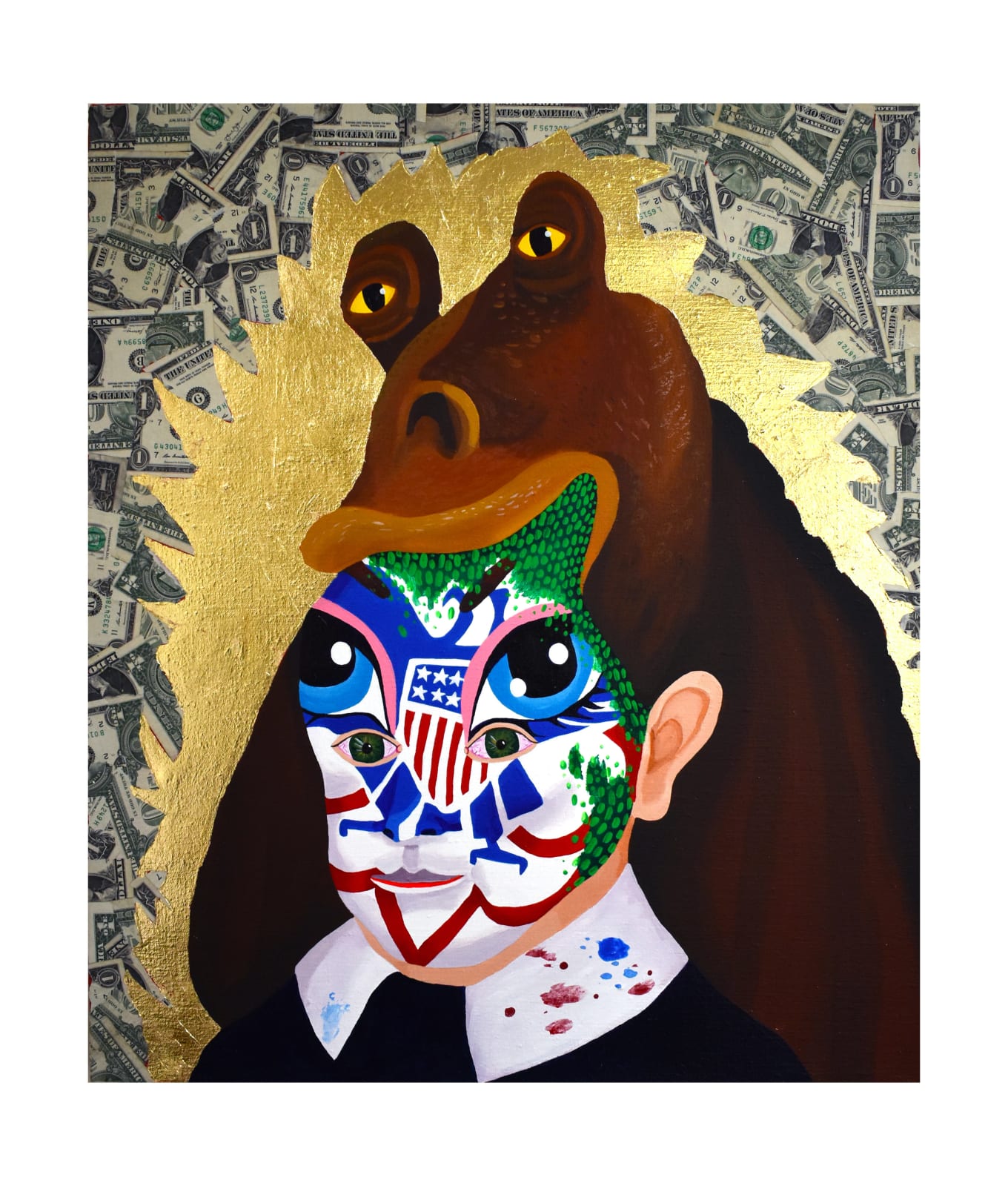 Bailey Scieszka, Jar Jar Binks Boy Scout Painted Boy, 2019