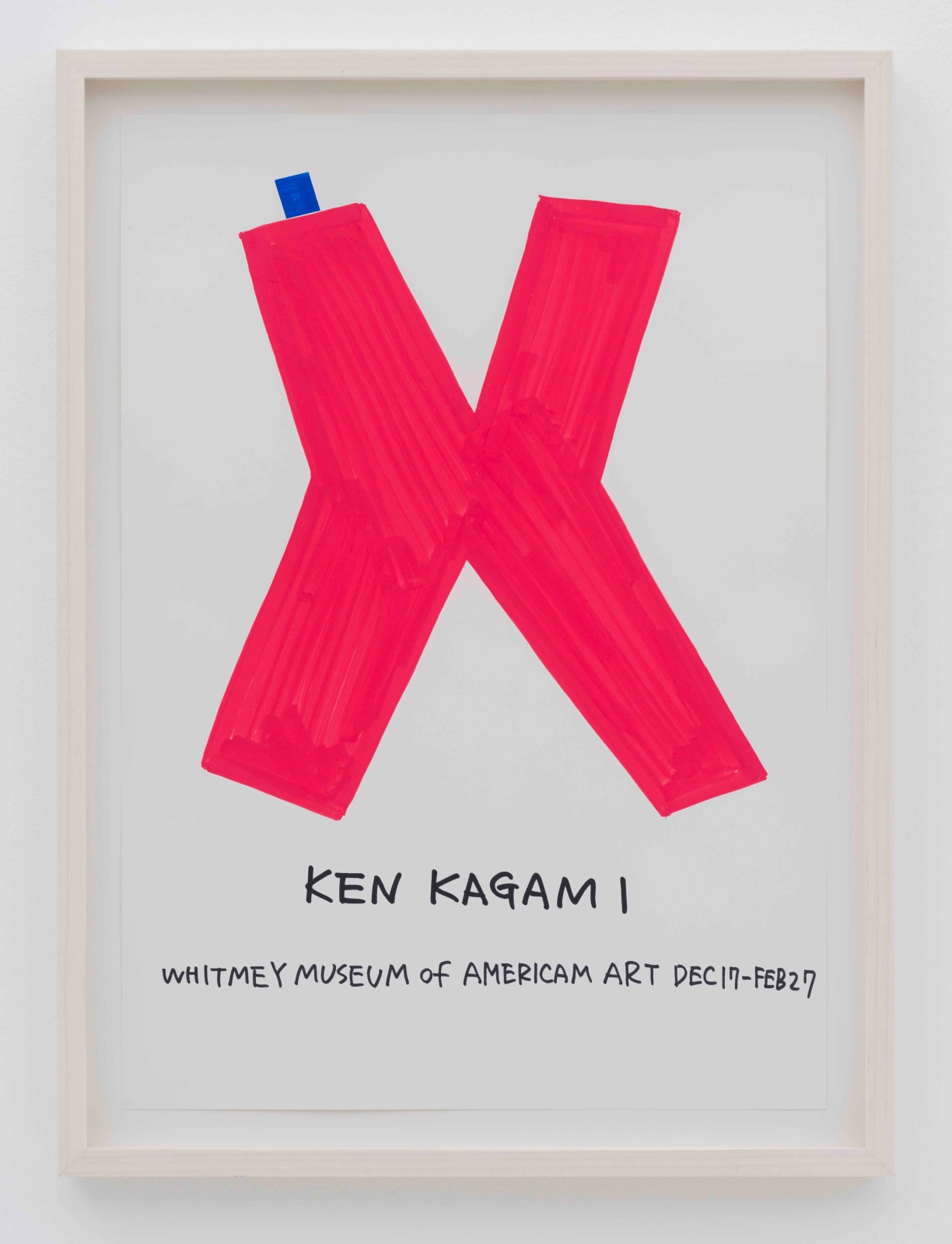 Ken Kagami, Poster (abstraction) 8, 2021