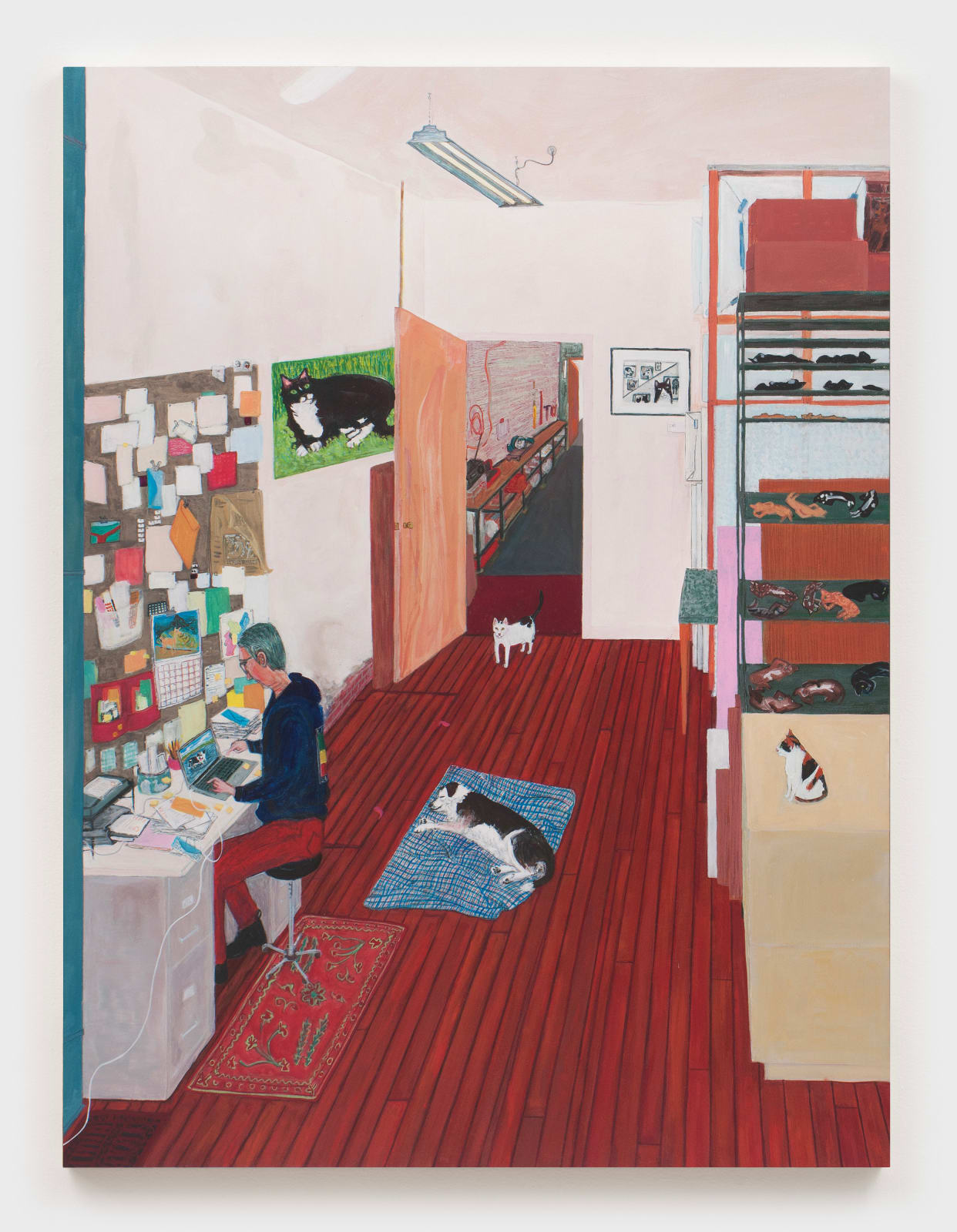 Sarah McEneaney, Office Work, 2015