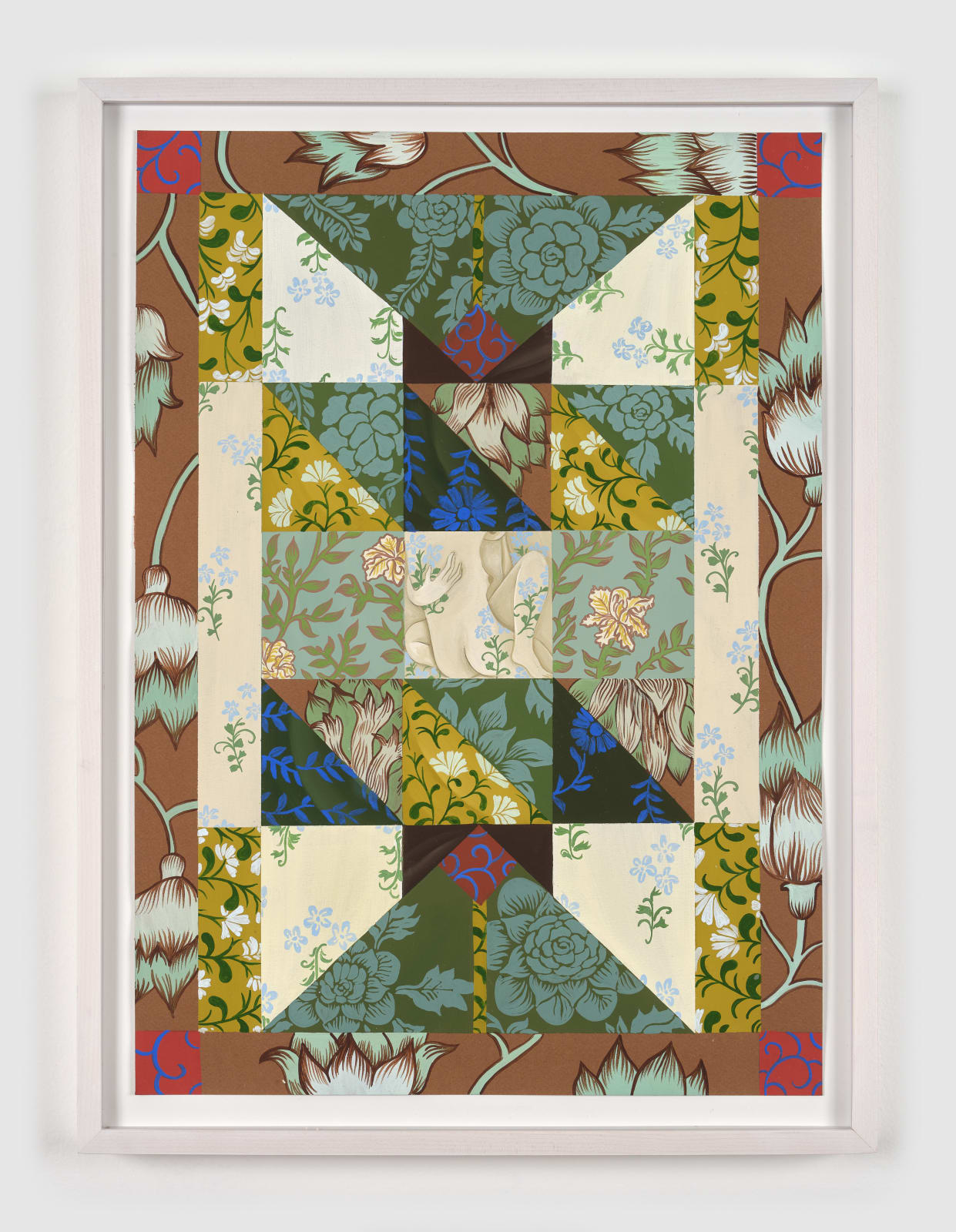 Anne Buckwalter, Quilt Study (Double Arrow), 2025