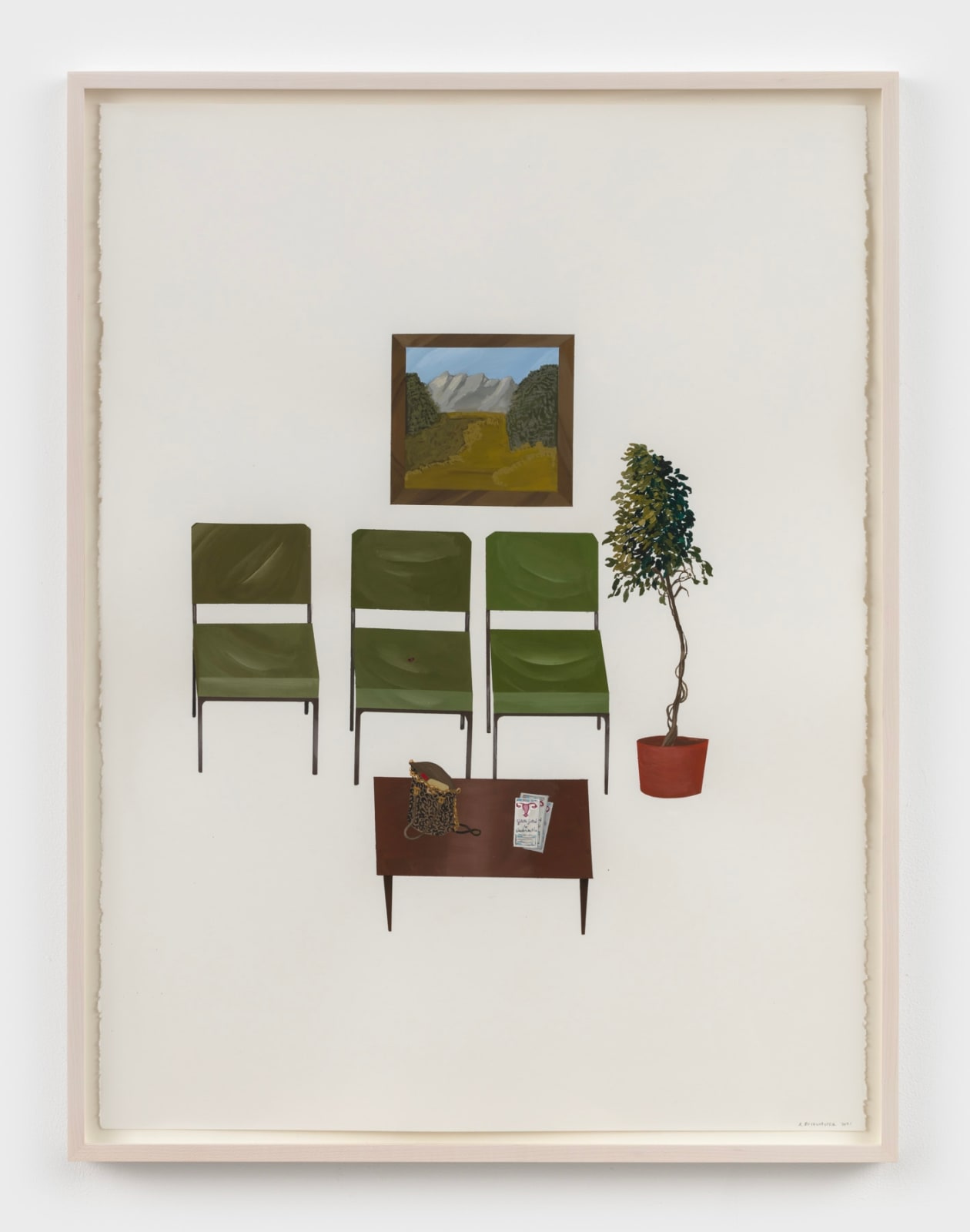 Anne Buckwalter, Untitled (Furnishings), 2021
