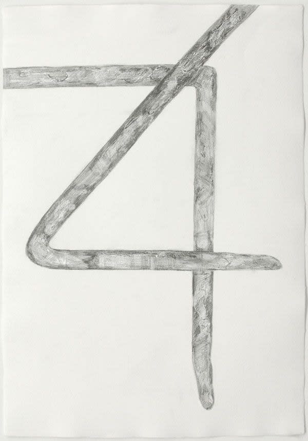 Jennifer Cohen, Two Grey Lines (i), 2008