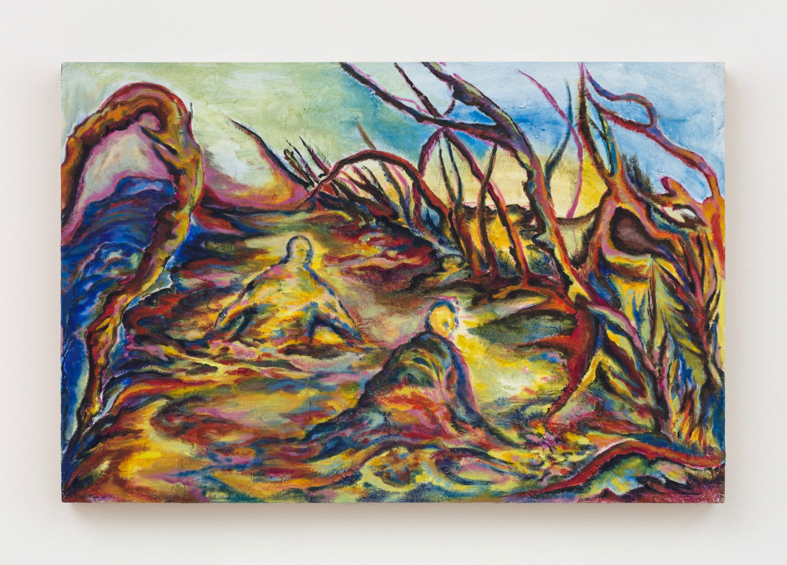Erica Mao, wading in the creek, 2022
